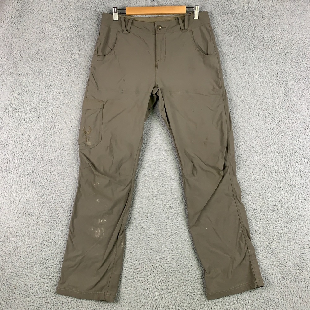 Badlands Scree Pant Mens Actual 34 Brown Performance Stretch Cargo Hunting